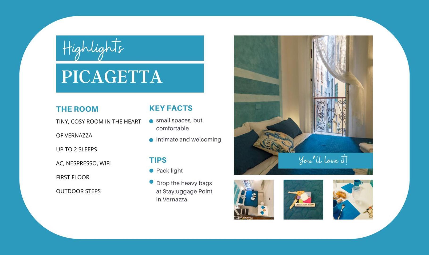 Picagetta Apartment Vernazza Bagian luar foto